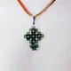 Small Cross - Rusalka-Brown Suede - 1